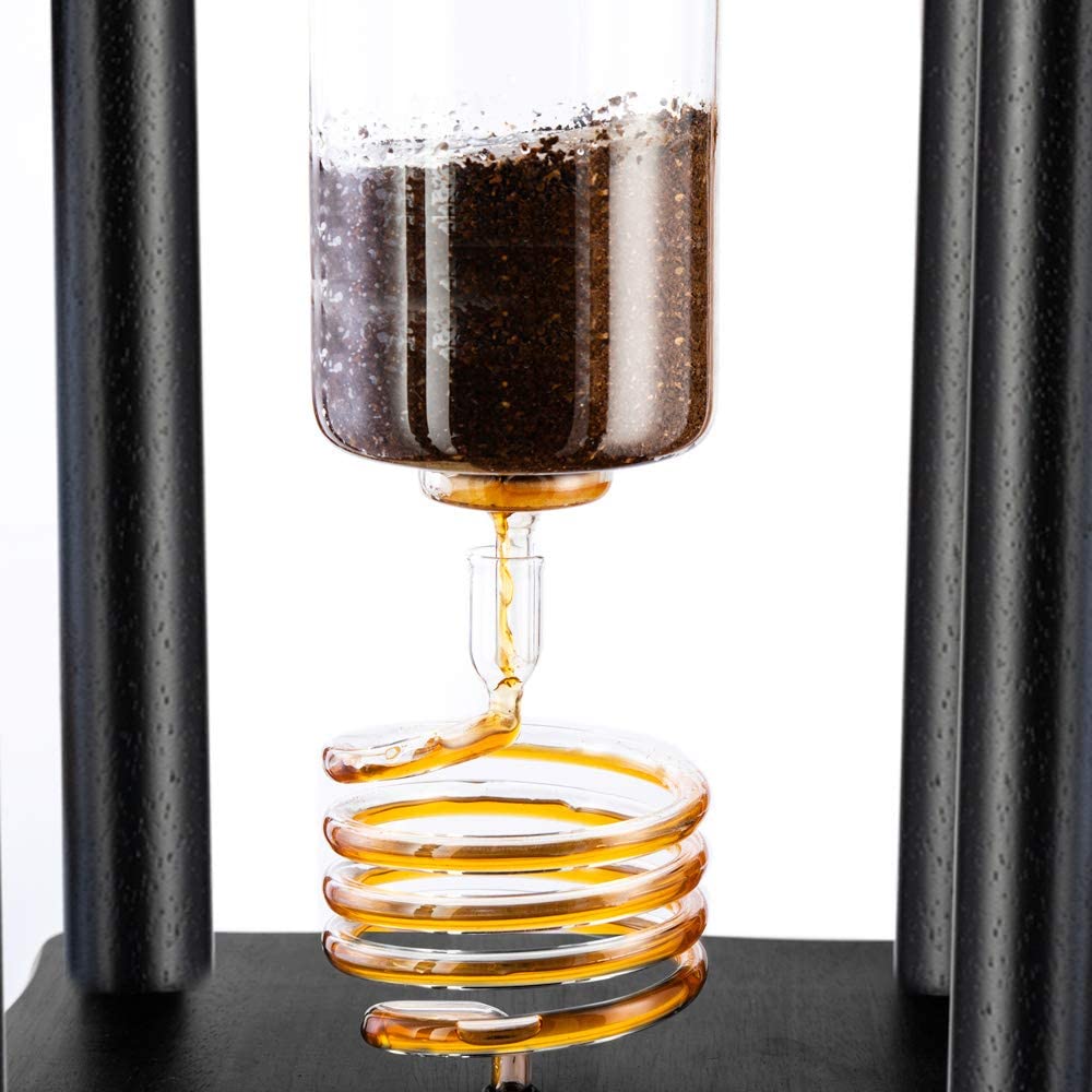 Yama Cold Drip Maker Wood Frame 25 Cups - Caffeine Lab