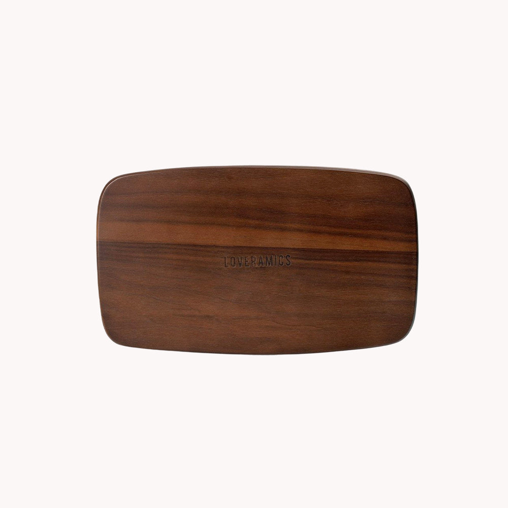 Nordic Tray 30cm Walnut Tea Tray