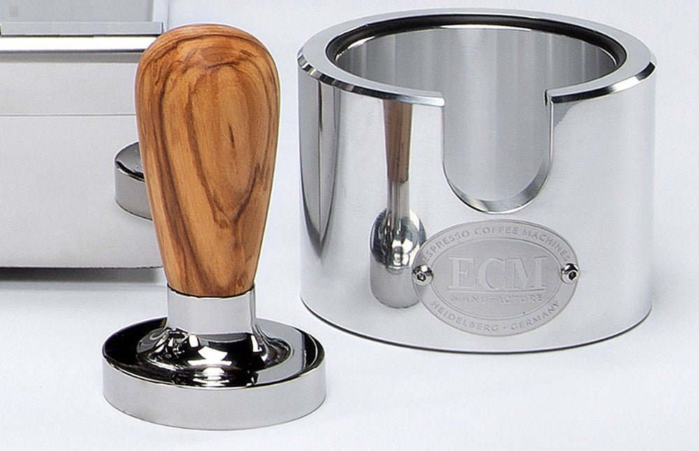 ECM Flat Tamper Olive Wood - Caffeine Lab