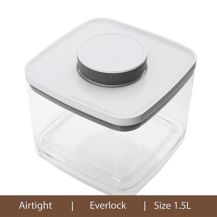 Everlock Turn &amp; Lock Airtight Storage Containers 1.5L - Caffeine Lab