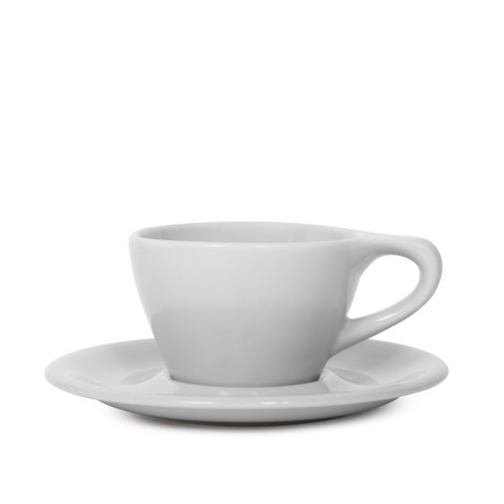 Lino Double Cappuccino Cup &amp; Saucer 177ml - Caffeine Lab