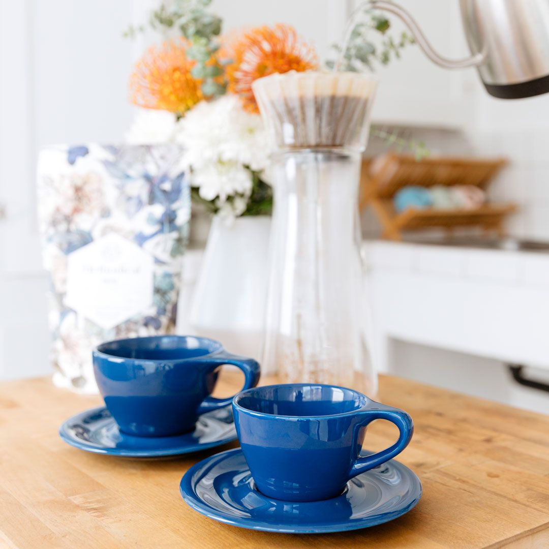 Lino Double Cappuccino Cup &amp; Saucer 177ml - Caffeine Lab