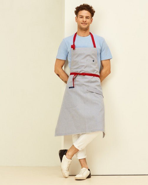 Lucio Verso Blue Thistle Classic Apron - Caffeine Lab