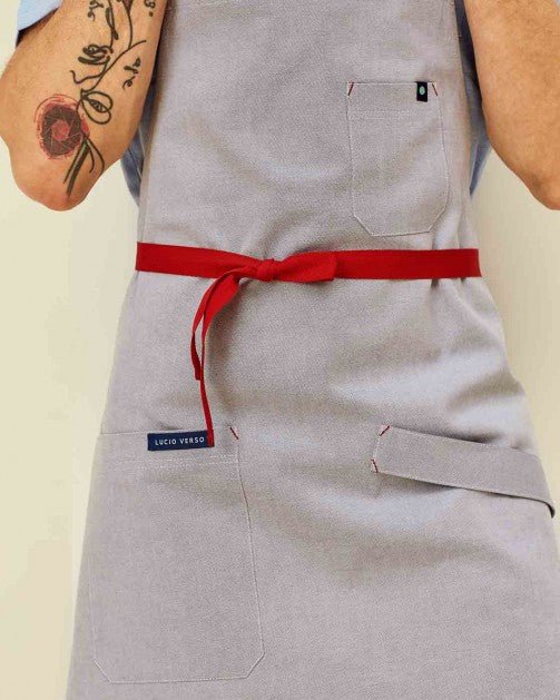 Lucio Verso Blue Thistle Classic Apron - Caffeine Lab