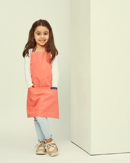 Lucio Verso Coral Kids Apron - Caffeine Lab