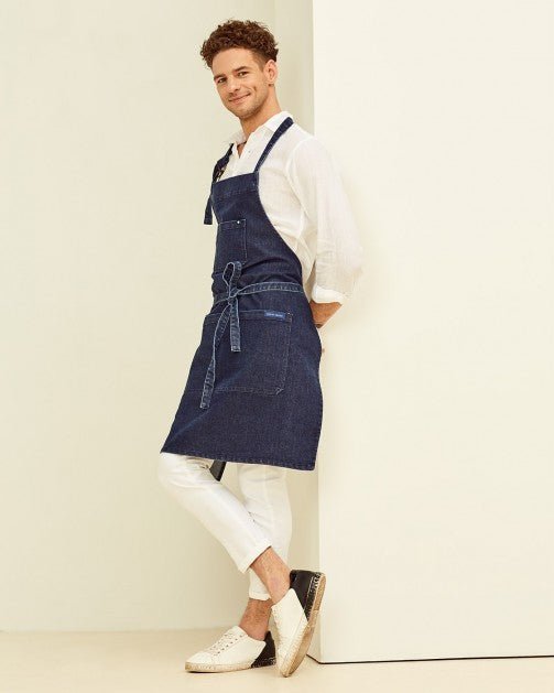 Lucio Verso Denim Classic Apron - Caffeine Lab