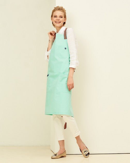 Lucio Verso Mint Cross - Back Apron - Caffeine Lab