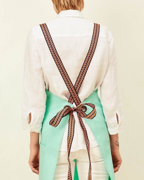 Lucio Verso Mint Cross - Back Apron - Caffeine Lab