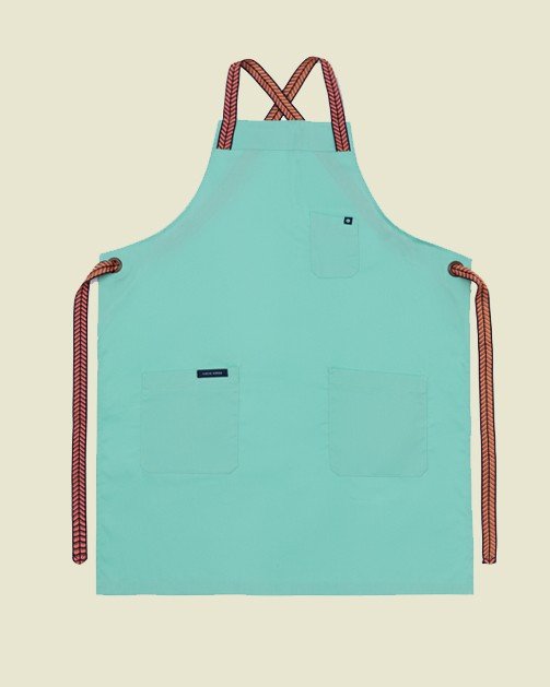 Lucio Verso Mint Cross - Back Apron - Caffeine Lab
