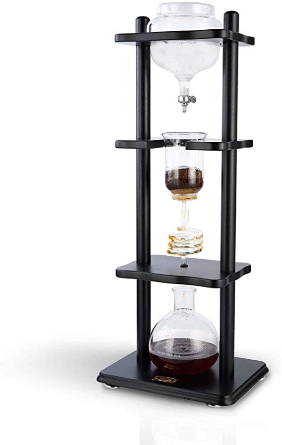 Yama Cold Drip Maker Wood Frame 25 Cups - Caffeine Lab
