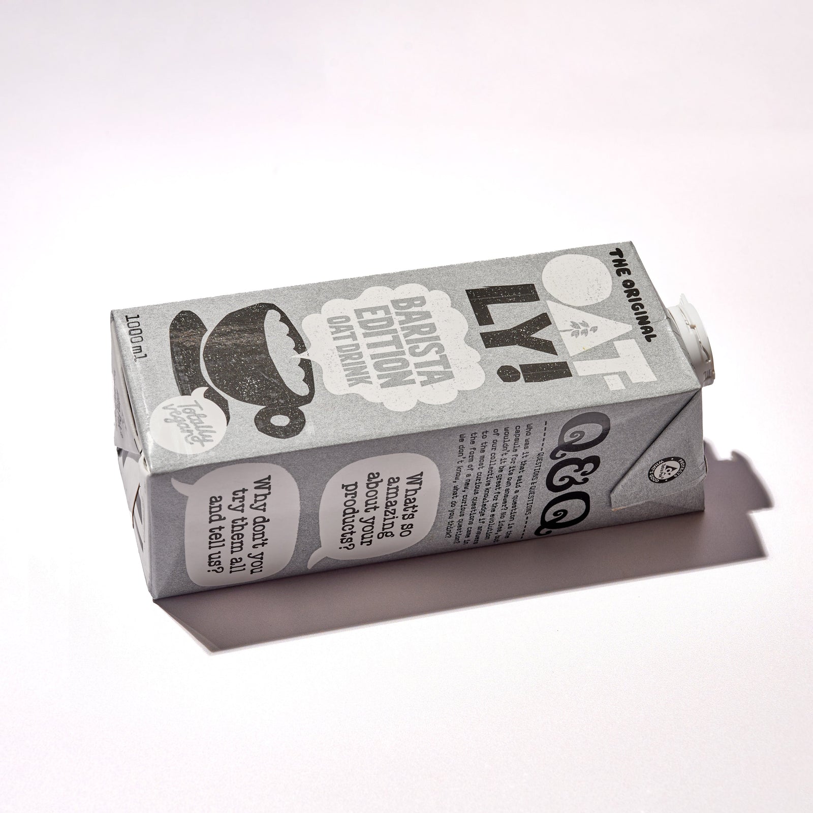 Oatly Oat drink. The barista Edition. 1L Paper bottle