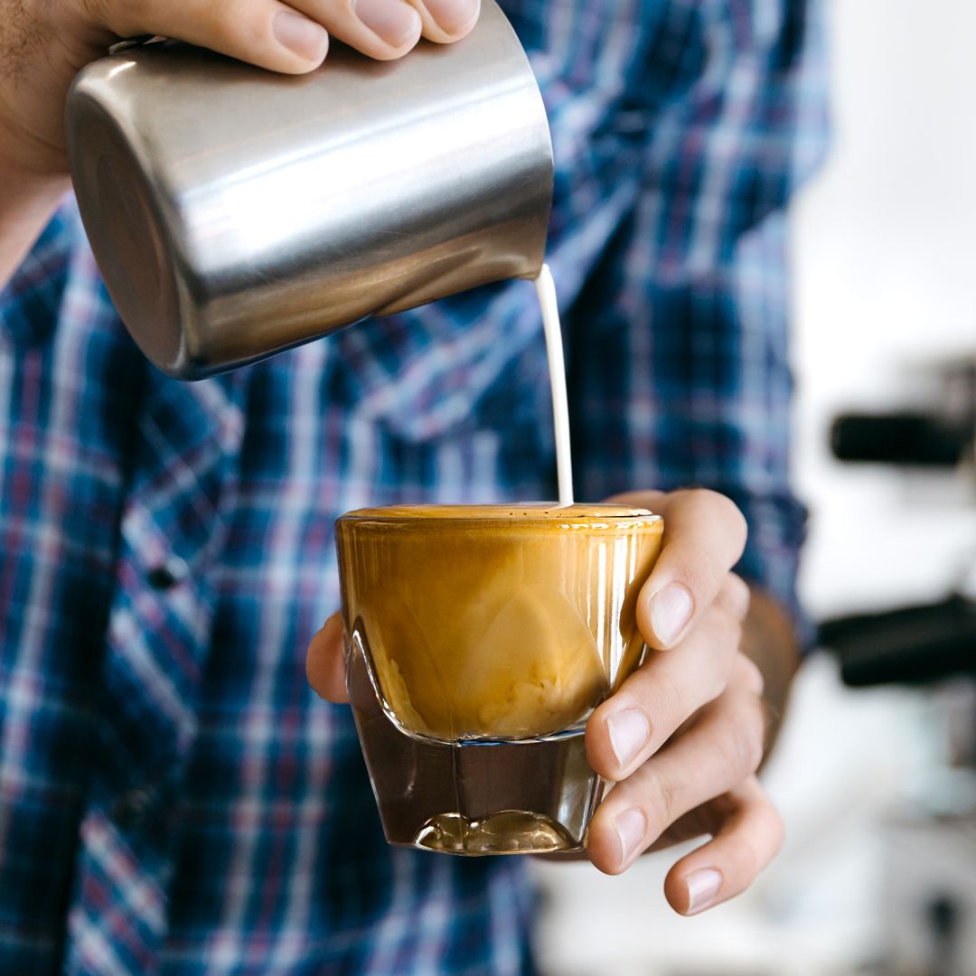 VERO Cappuccino Glass Cup 177ml - Caffeine Lab